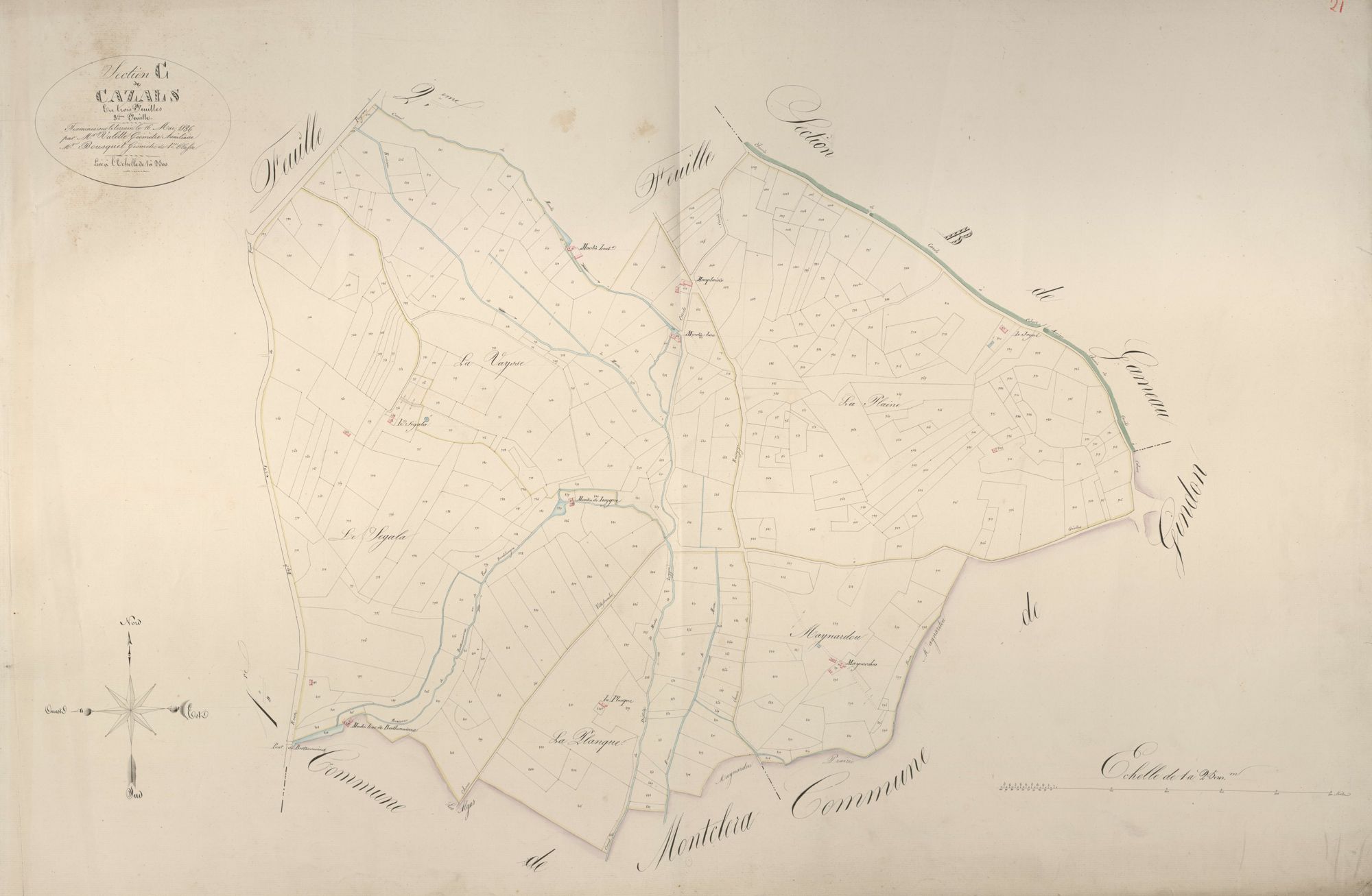 section C de Cazals, 3ème feuille