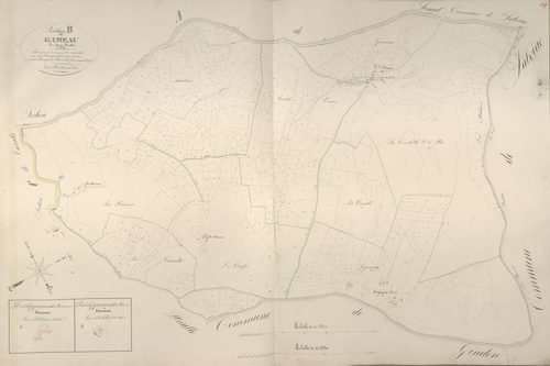 section B de Gameau, 1ère feuille