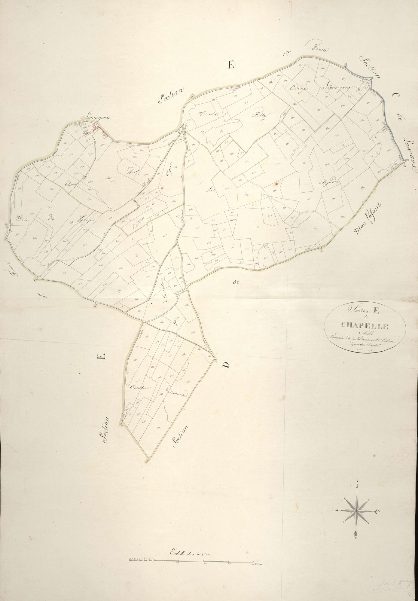 section E de Chapelle, 2ème feuille