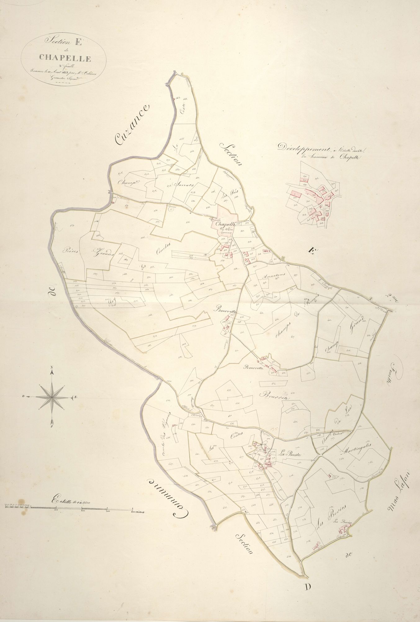 section E de Chapelle, 3ème feuille