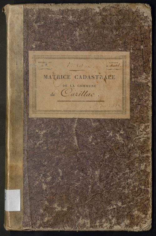Folios 1-522. Augmentations et diminutions (1865-1914)