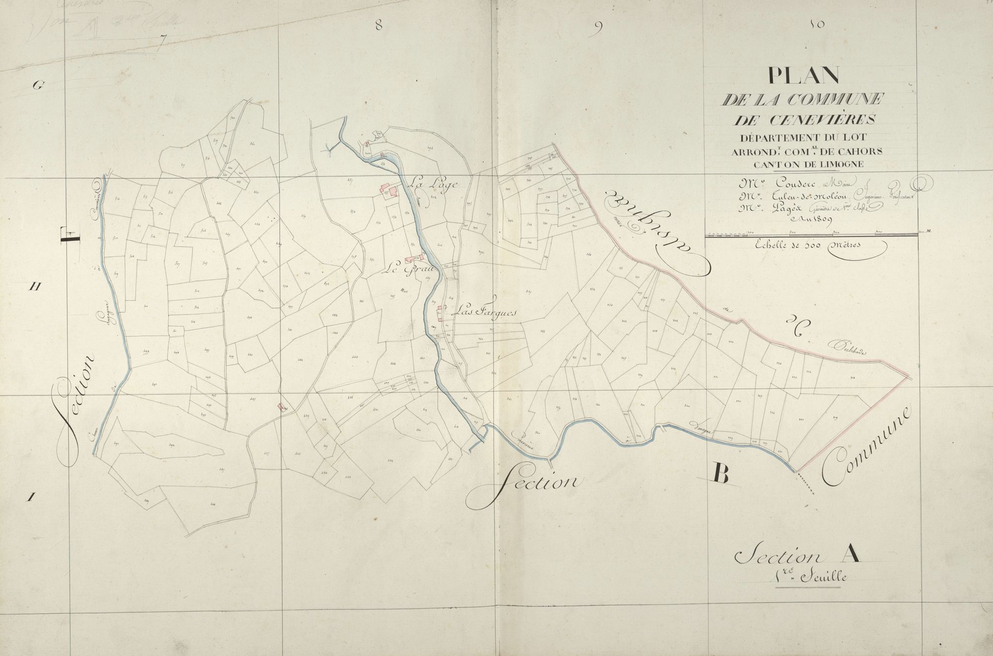 section A, 1ère feuille