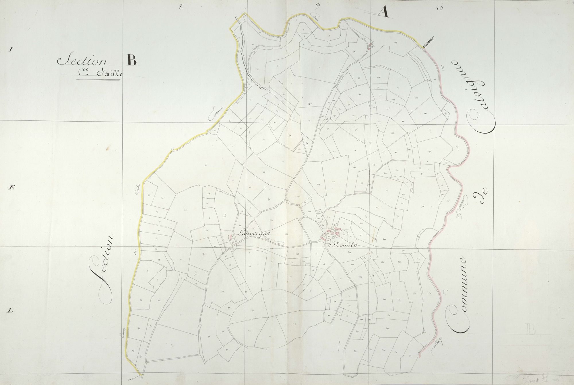 section B, 1ère feuille