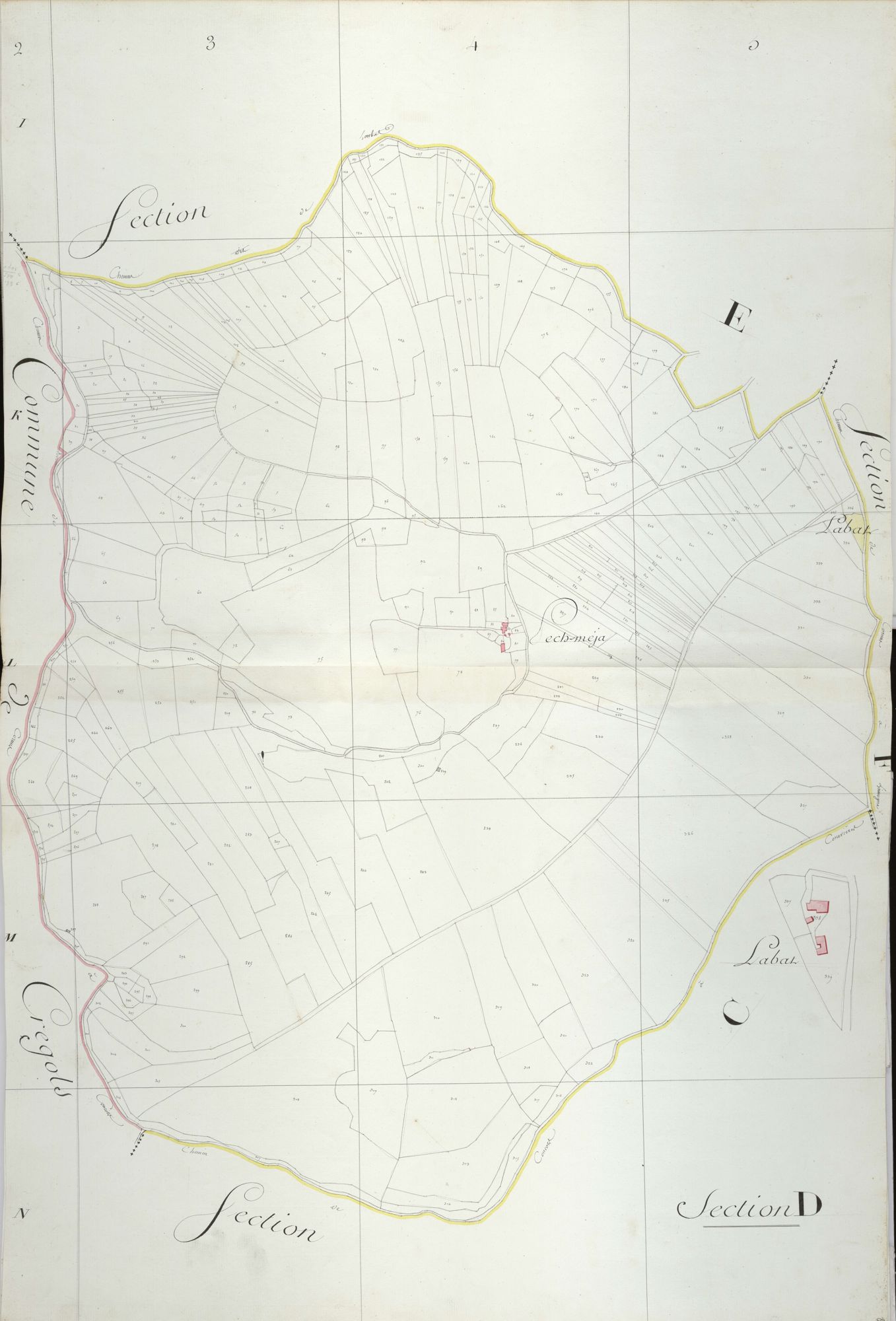 section D, 1ère feuille