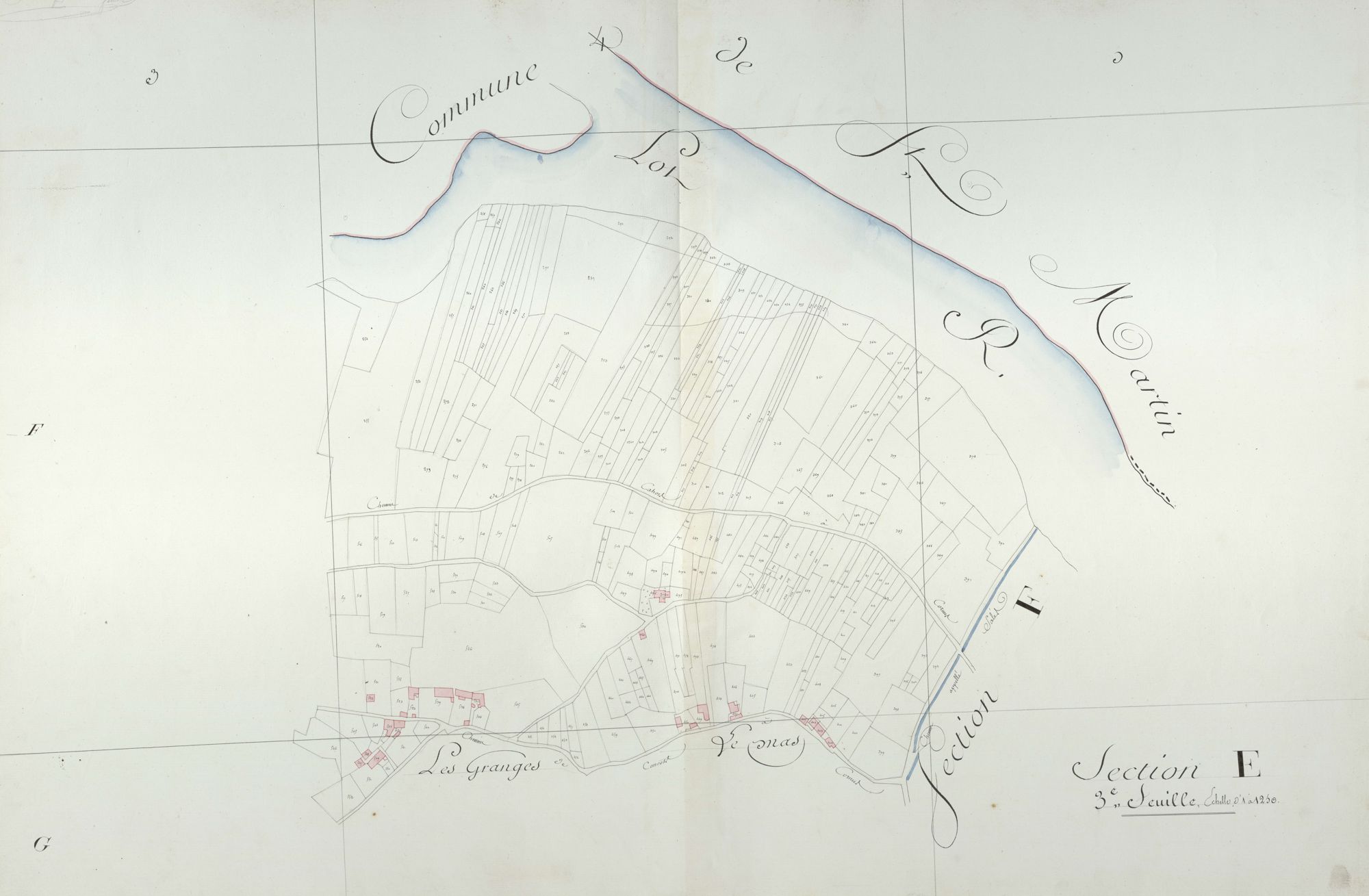 section E, 3ème feuille