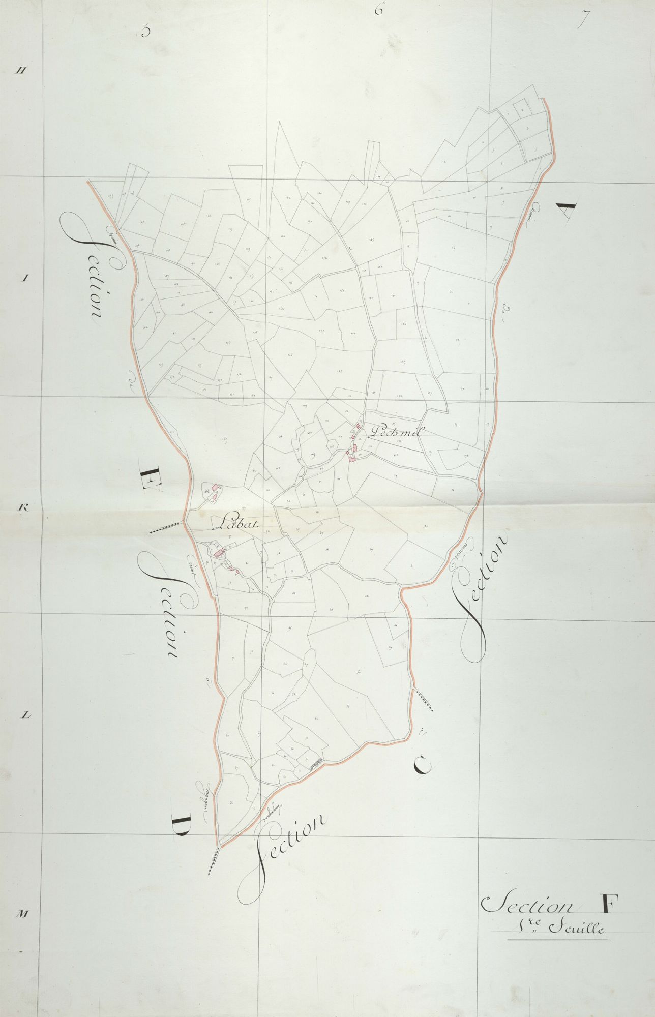 section F, 1ère feuille