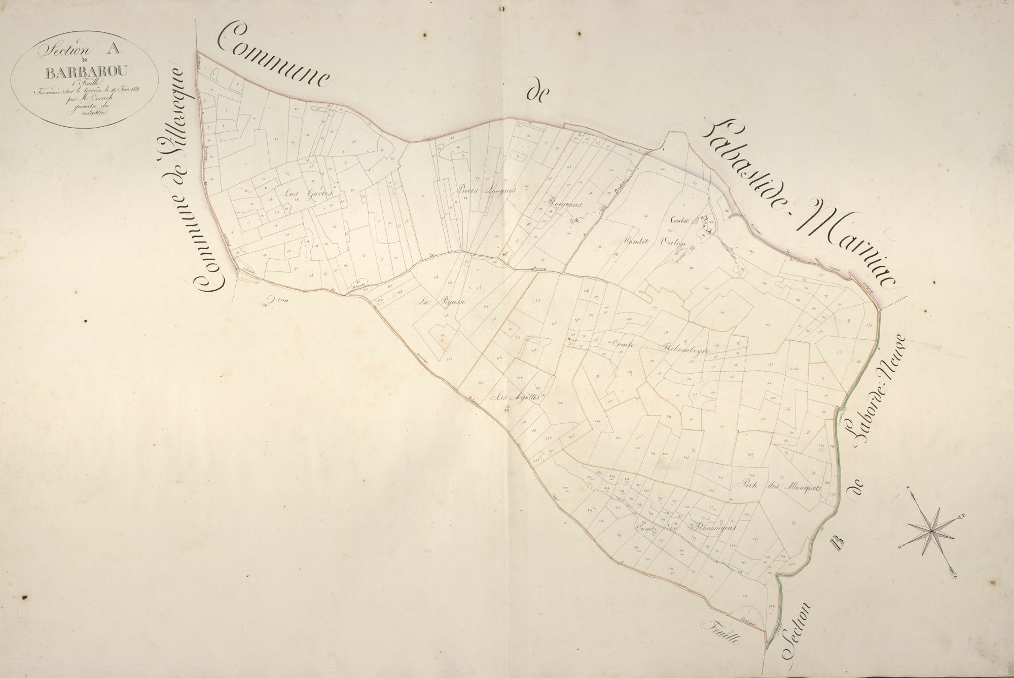 section A de Barbarou, 1ère feuille