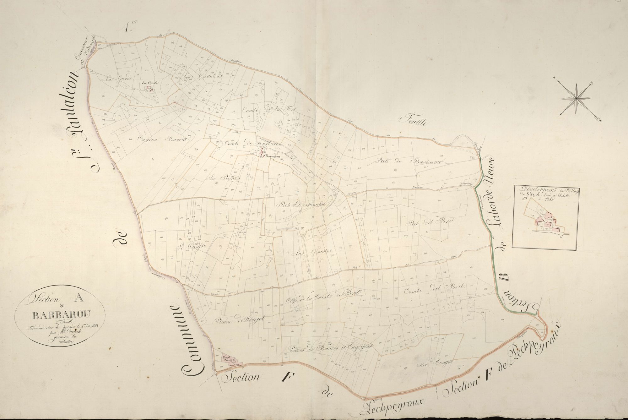 section A de Barbarou, 2ème feuille