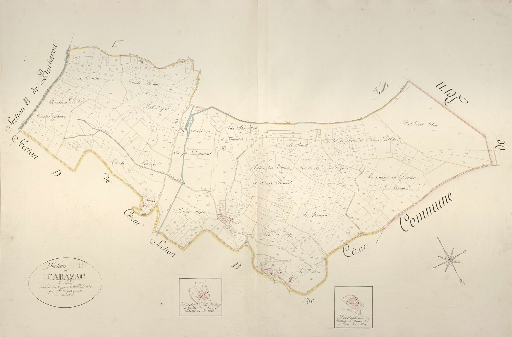 section C de Cabazac, 2ème feuille