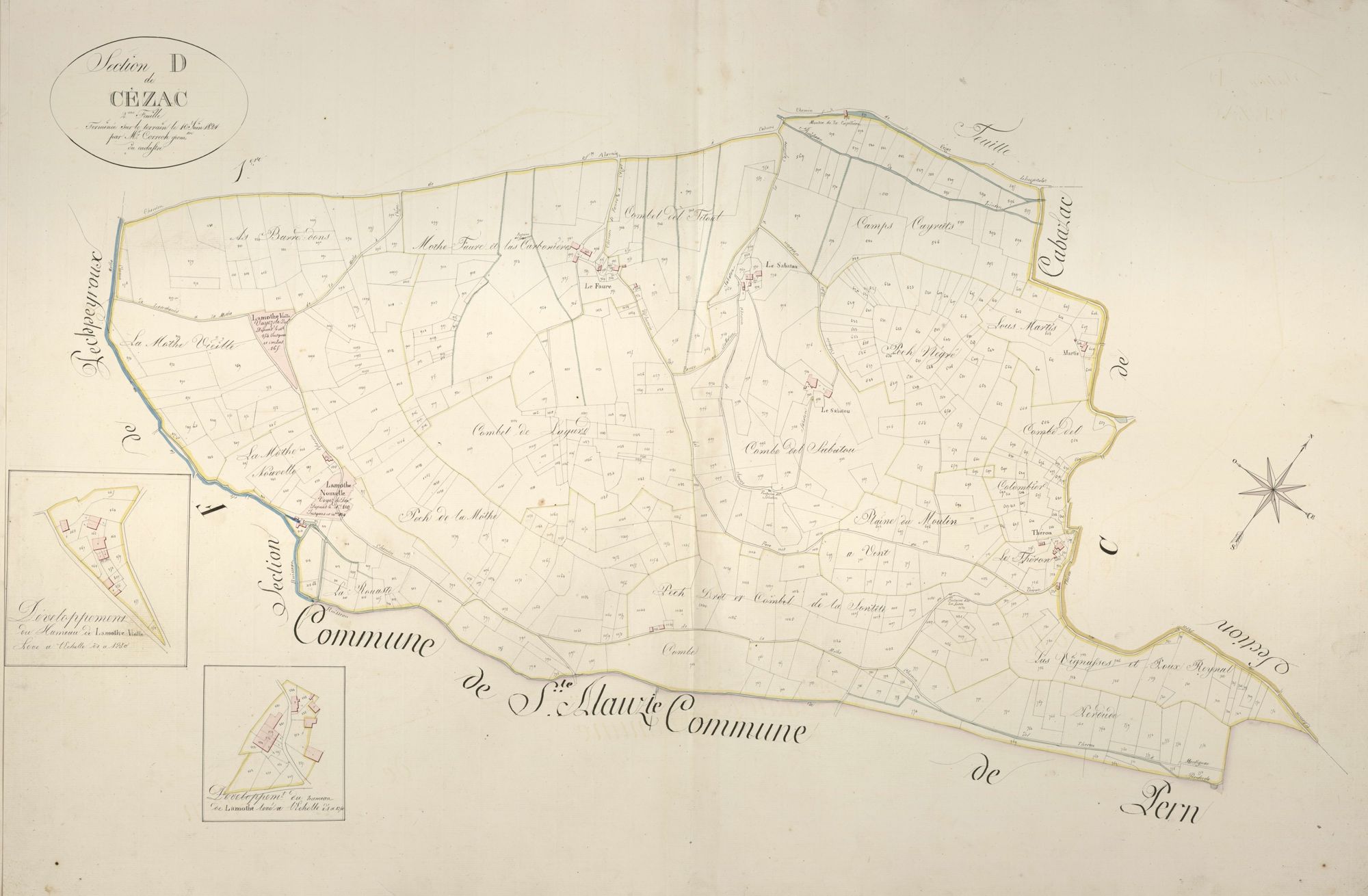 section D de Cézac, 2ème feuille