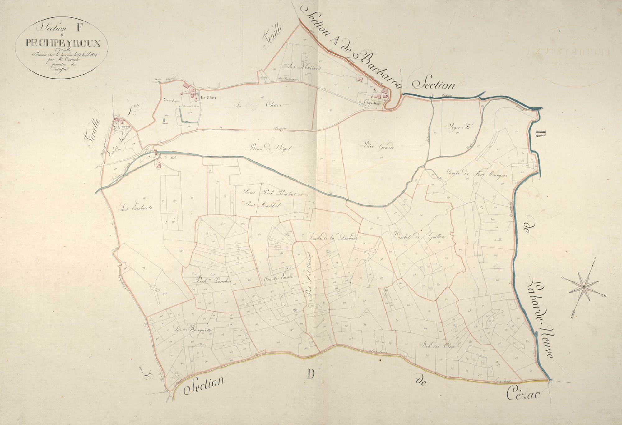 section F de Pechpeyroux, 2ème feuille
