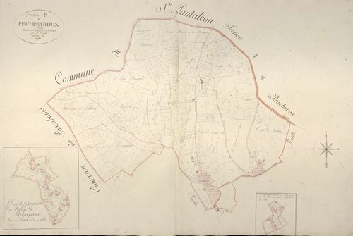 section F de Pechpeyroux, 1ère feuille