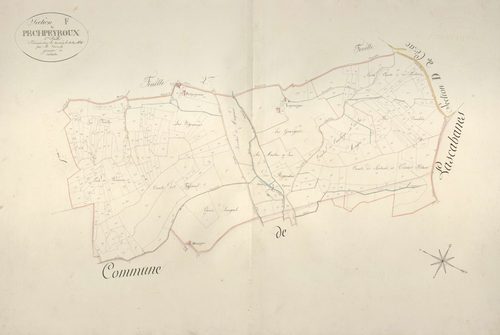section F de Pechpeyroux, 3ème feuille