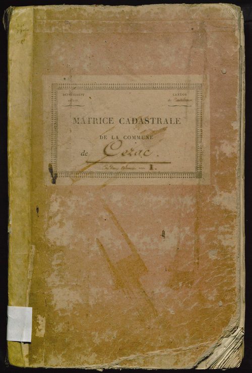 Folios 1-402. Augmentations et diminutions  (1828-1914)