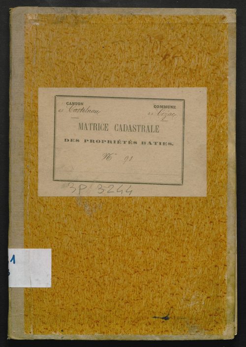 Cases 1-129. Augmentations et diminutions (1881-1890)