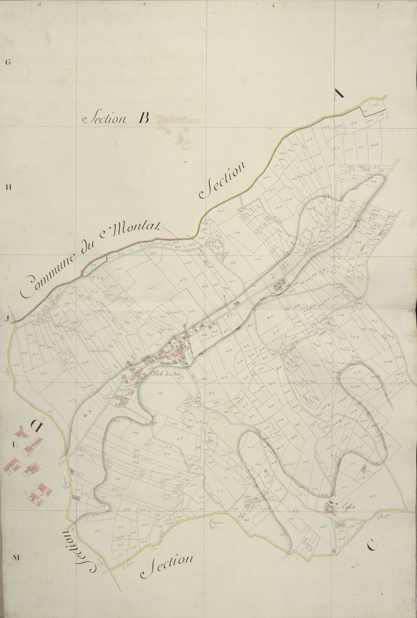 section B de Cieurac, 2ème feuille