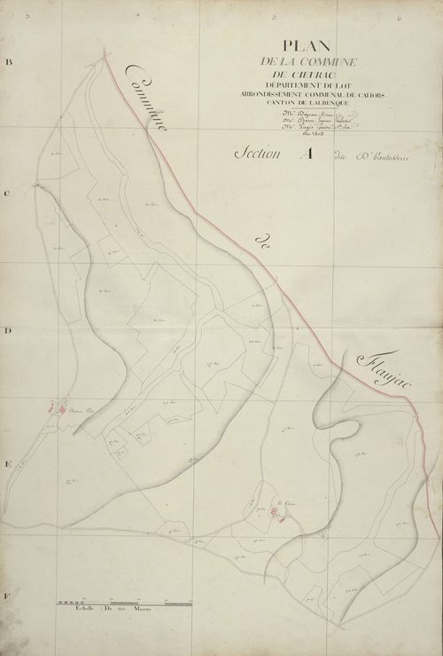 section A d'Hautesserre, 1ère feuille