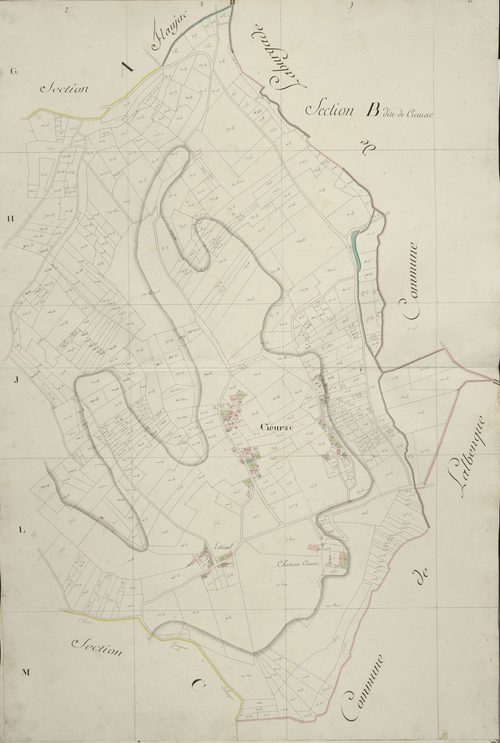 section B de Cieurac, 1ère feuille