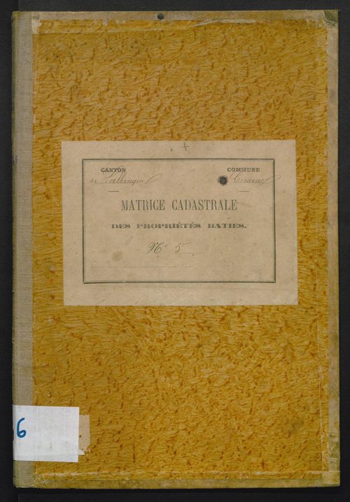 Cases 1-211. Augmentations et diminutions (1880-1891)