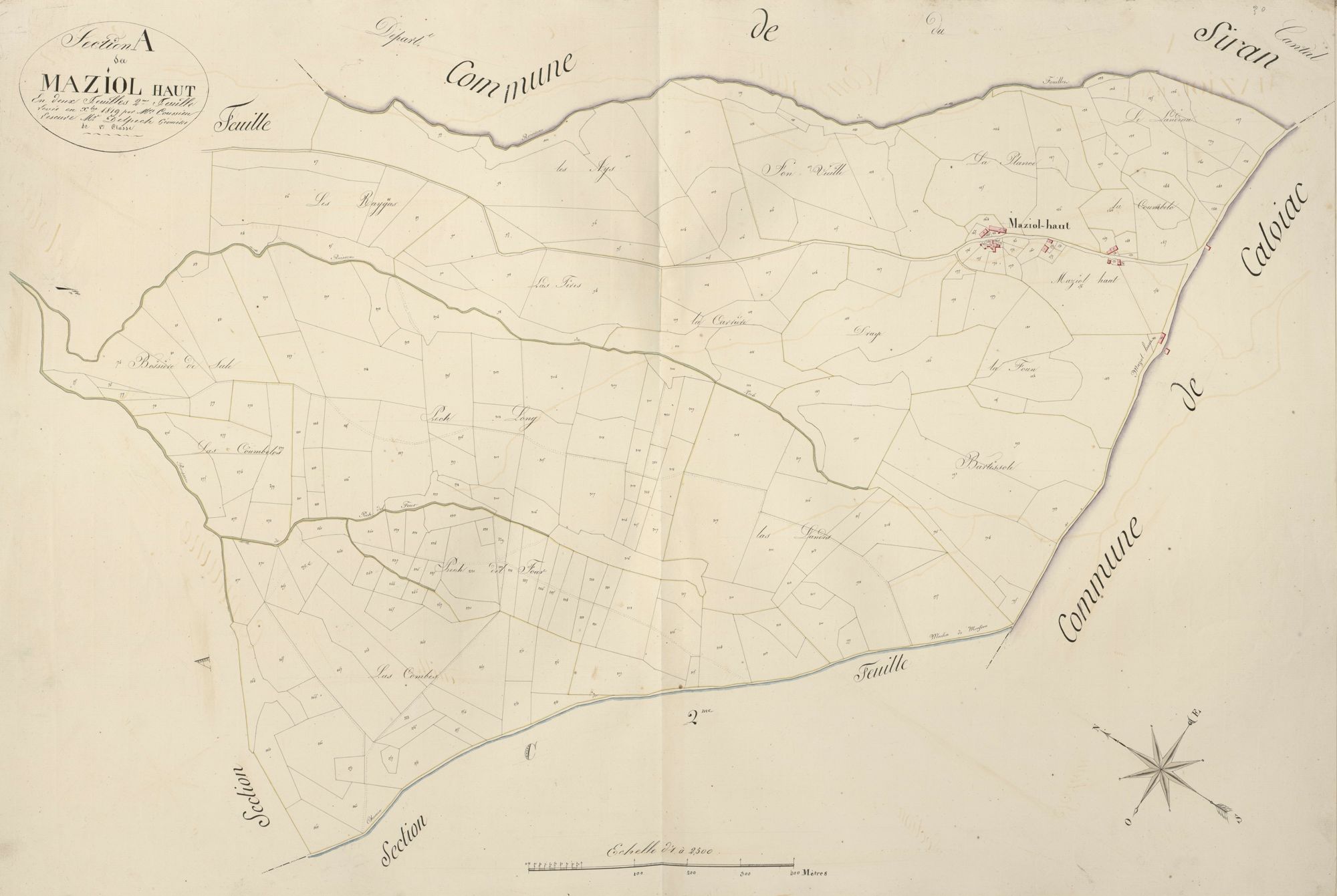section A de Maziol Haut, 2ème feuille