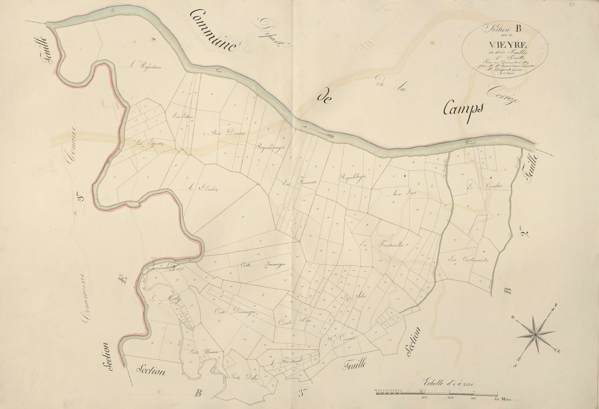 section B de Vieyre, 1ère feuille