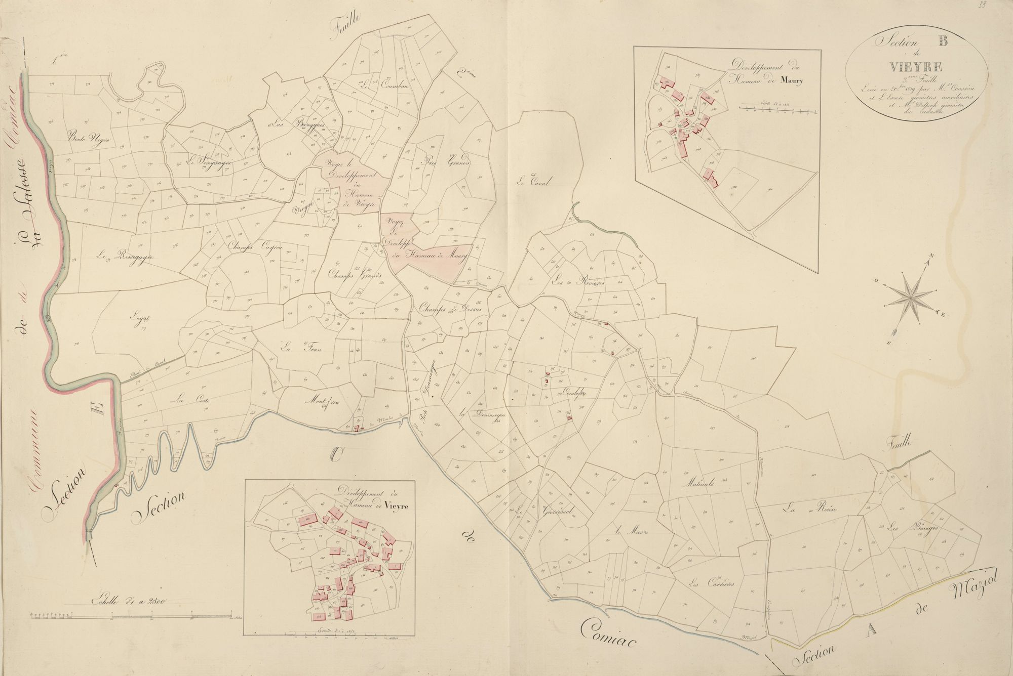 section B de Vieyre, 3ème feuille