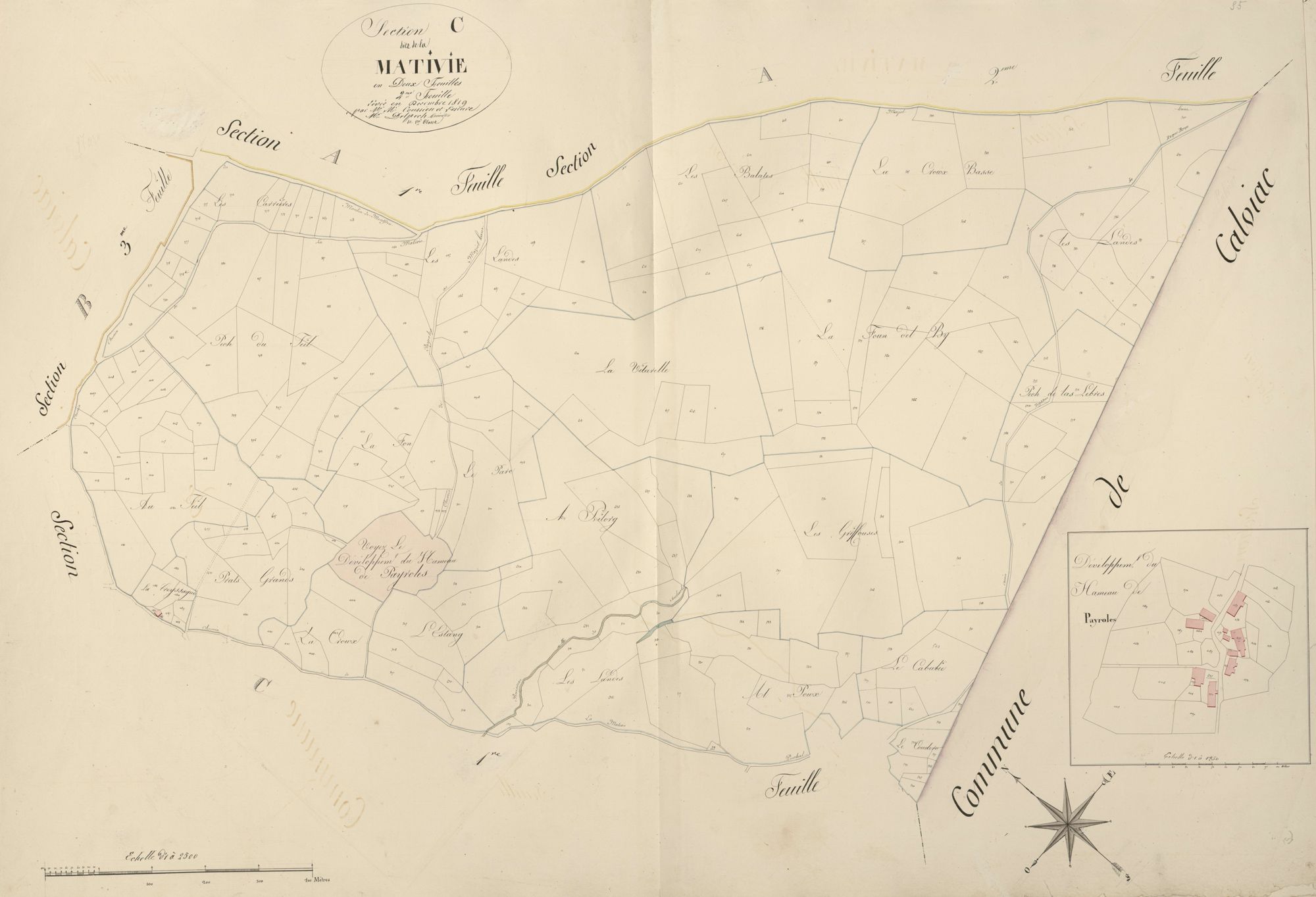 section C de la Mativie, 2ème feuille
