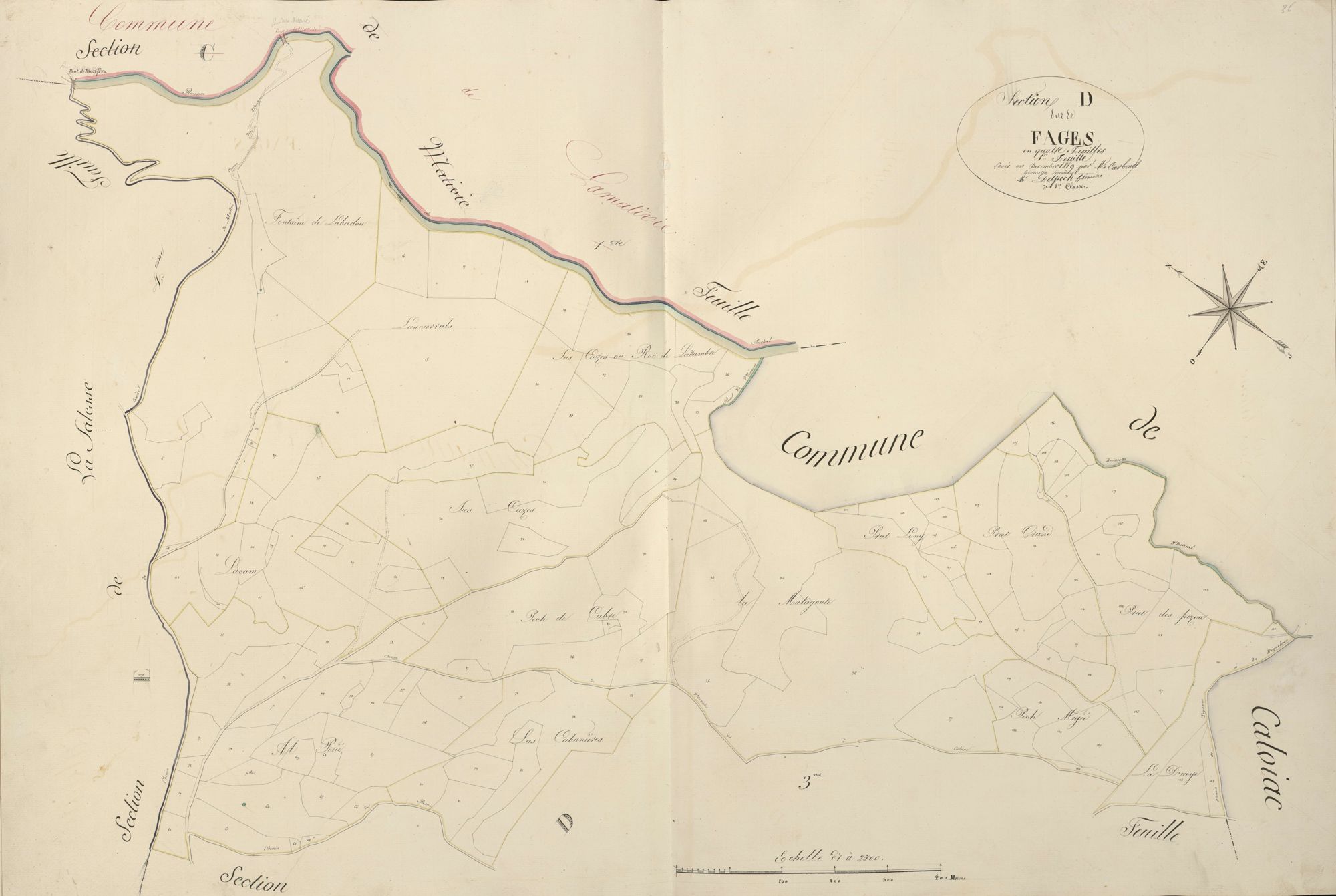 section D de Fages, 1ère feuille