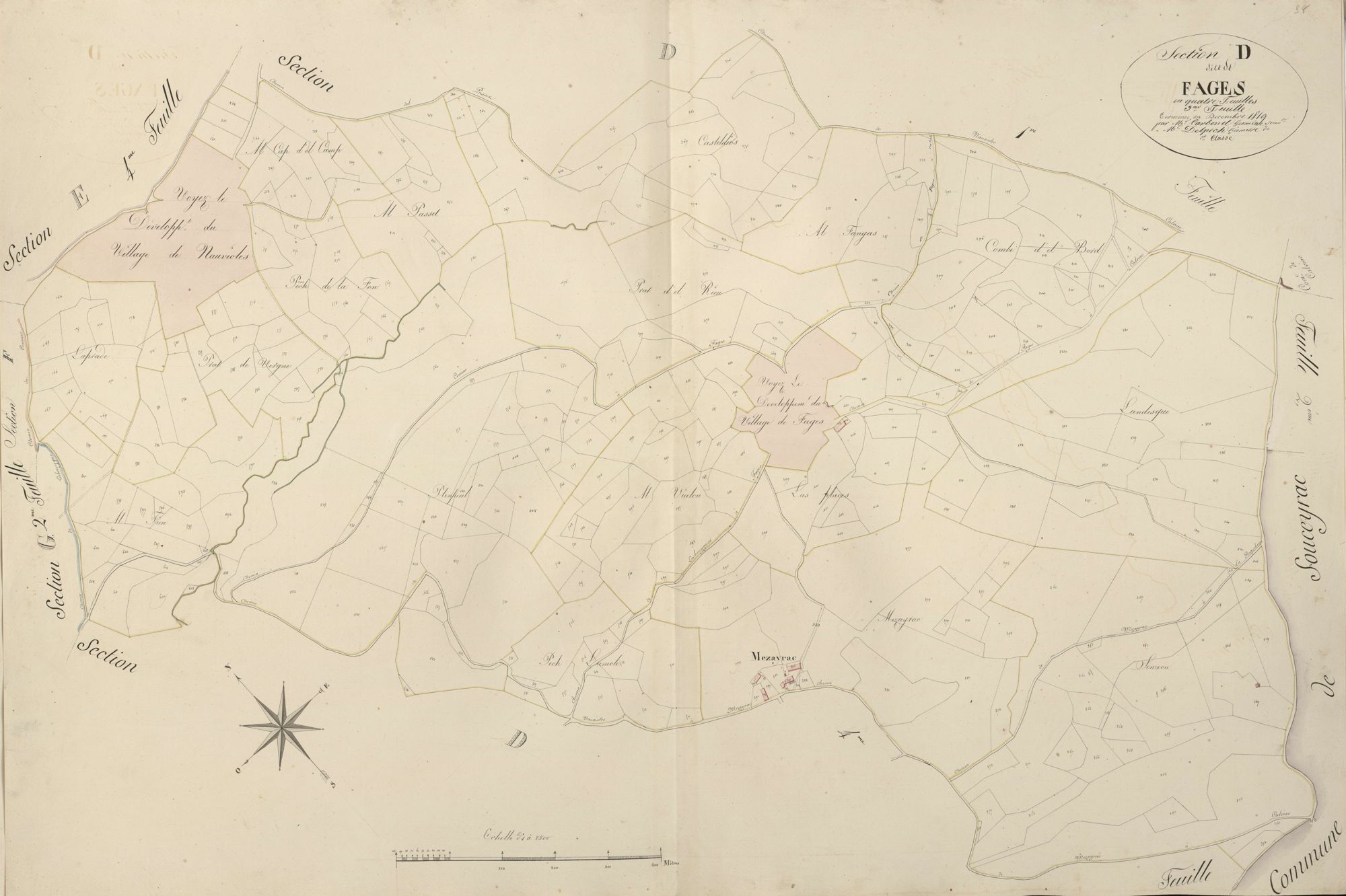 section D de Fages, 3ème feuille