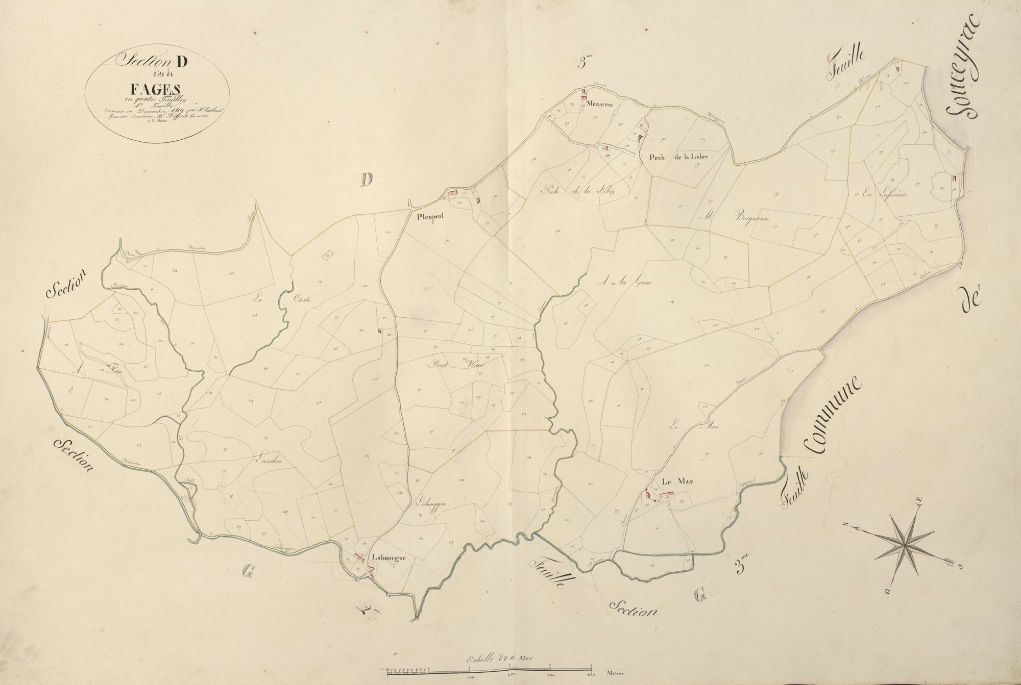 section D de Fages, 4ème feuille