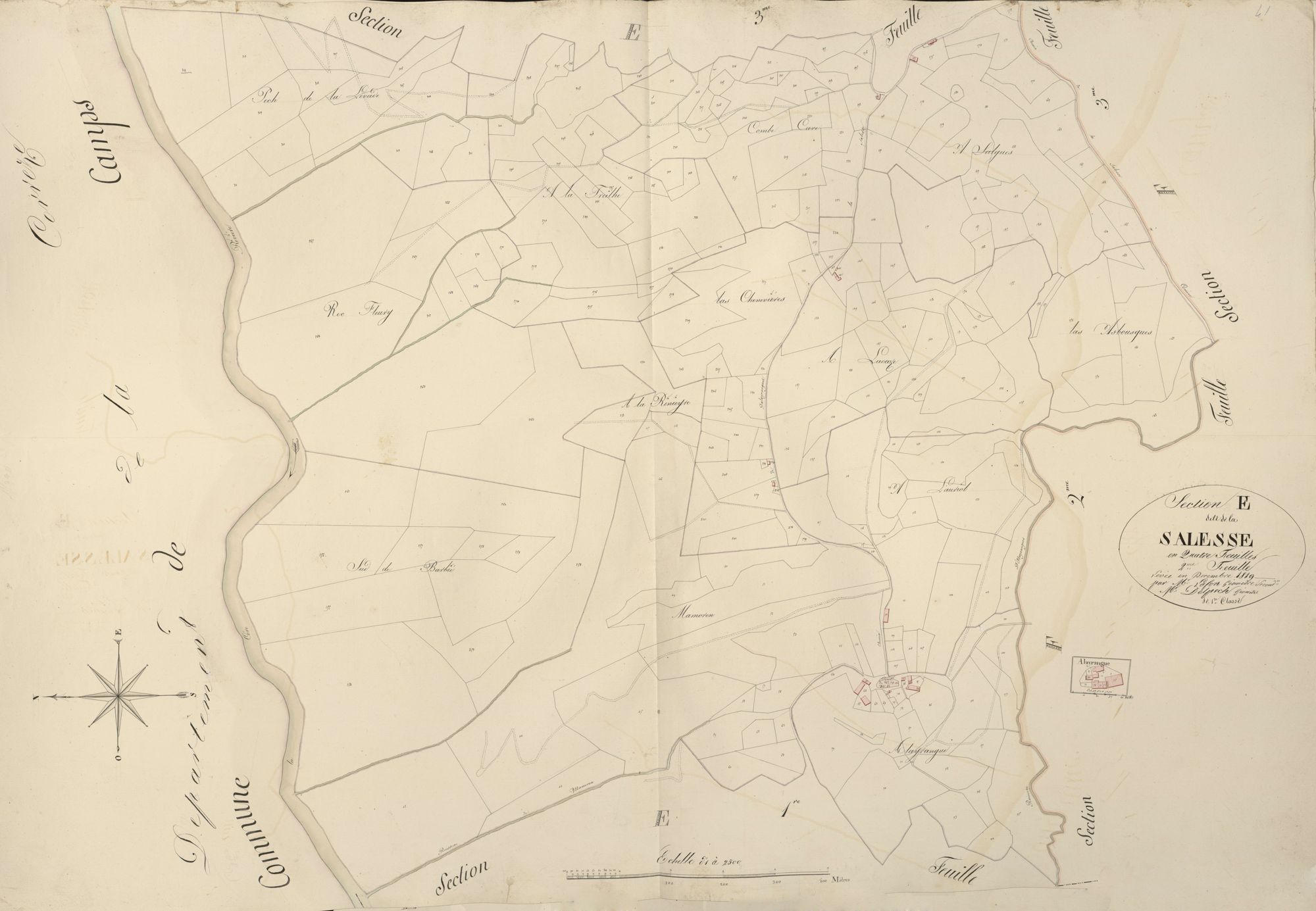 section E de la Salesse, 2ème feuille