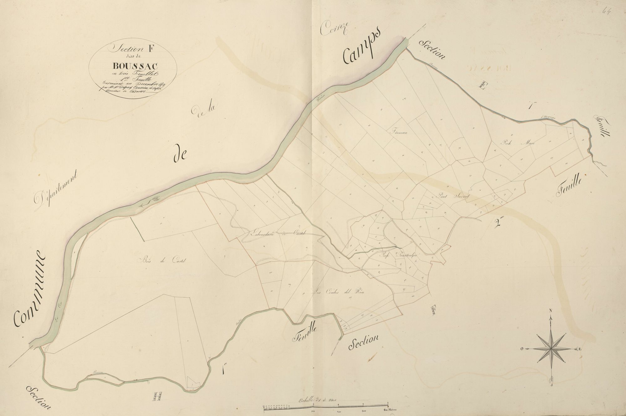 section F de Boussac, 1ère feuille