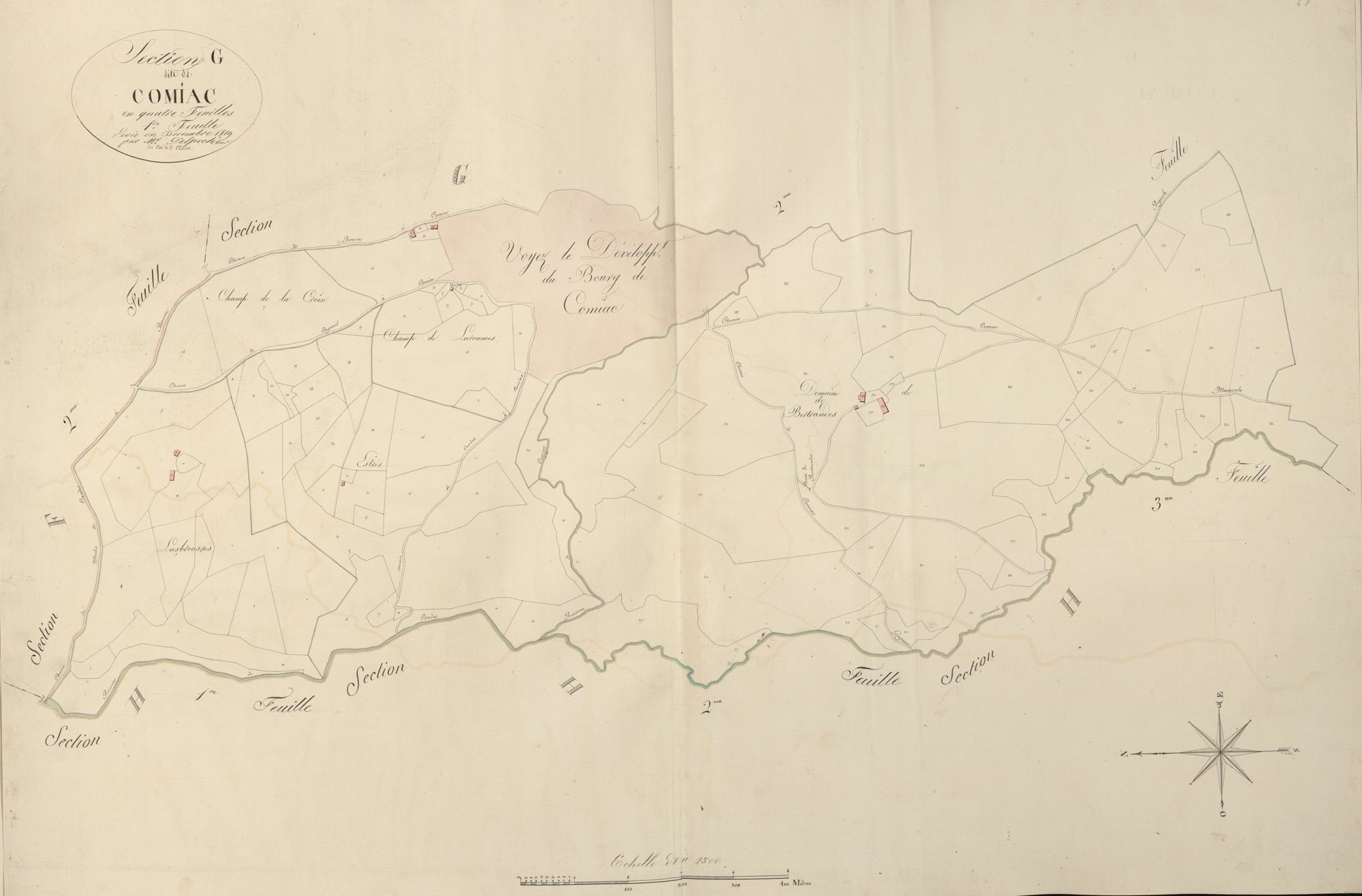 section G de Comiac, 1ère feuille