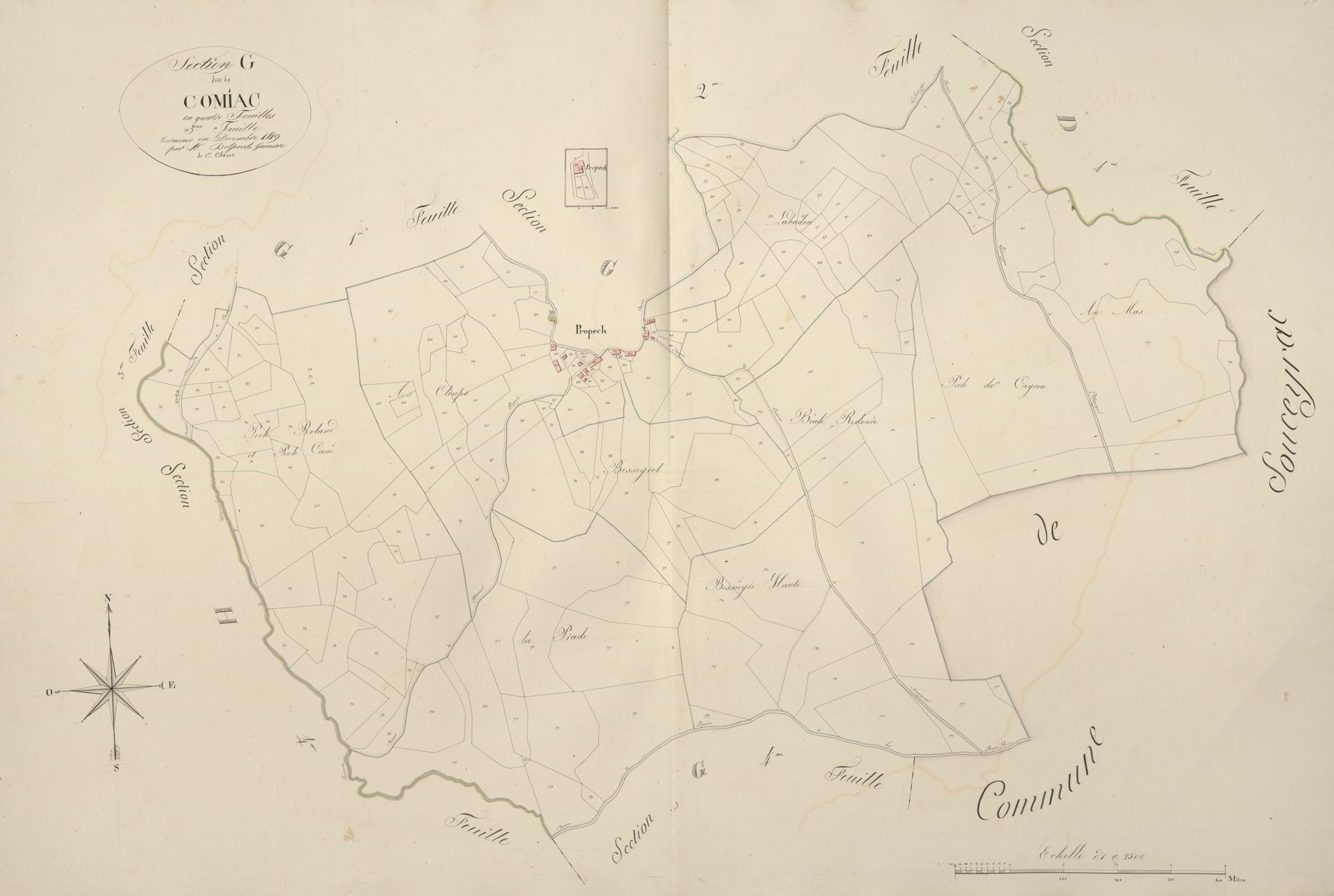 section G de Comiac, 3ème feuille