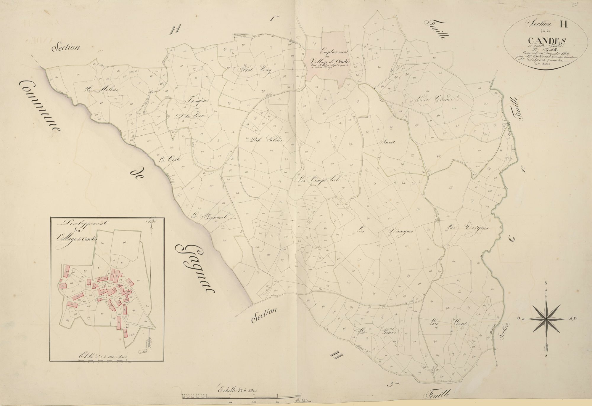 section H de Candes, 2ème feuille