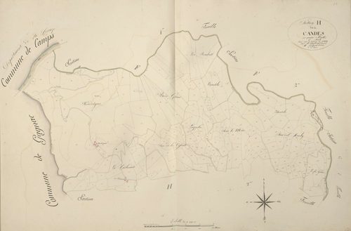 section H de Candes, 1ère feuille