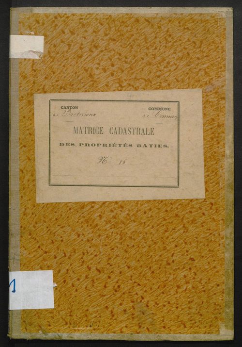 Cases 1-212. Augmentations et diminutions (1882-1891)