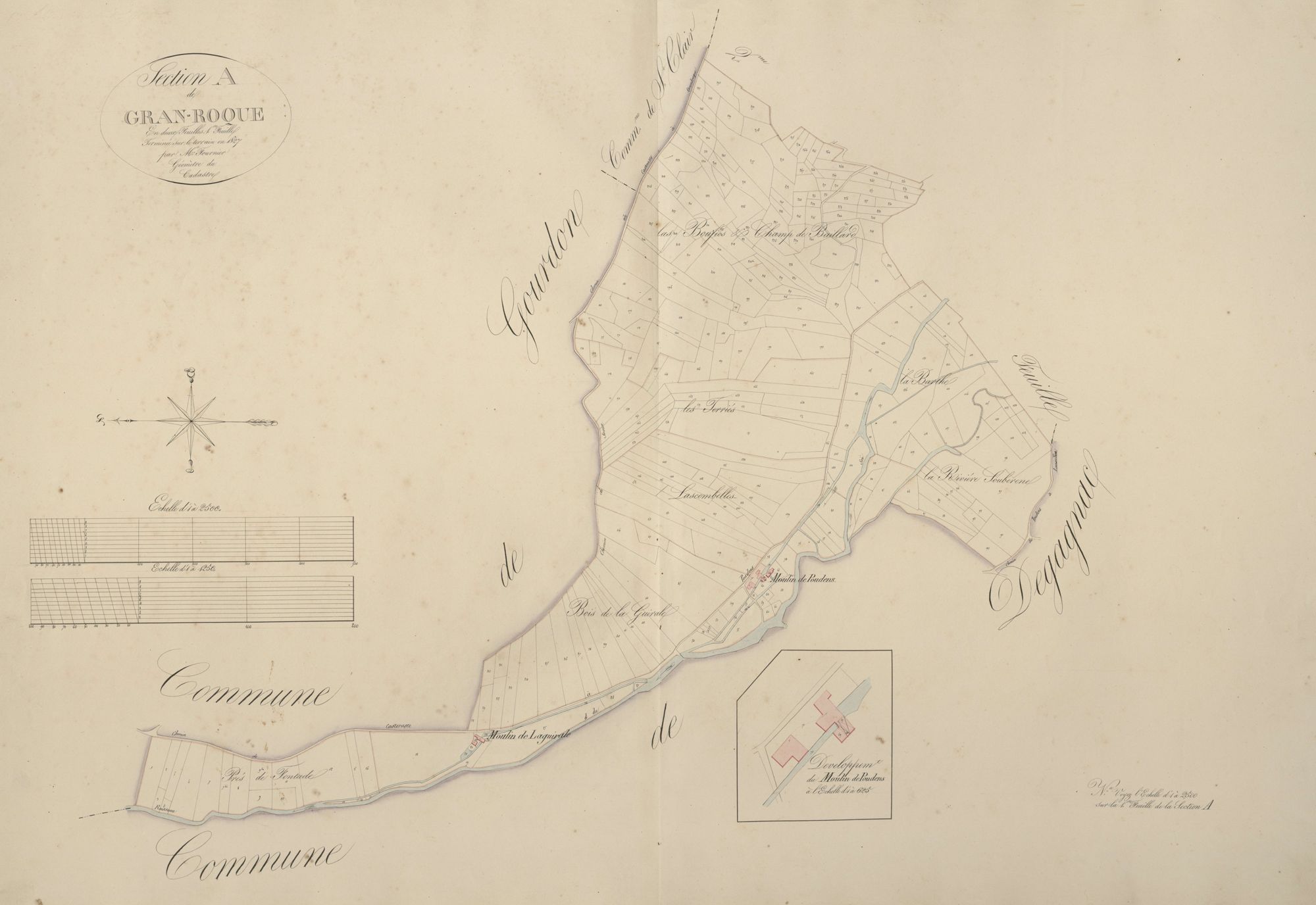 section A de Grand-Roque, 1ère feuille