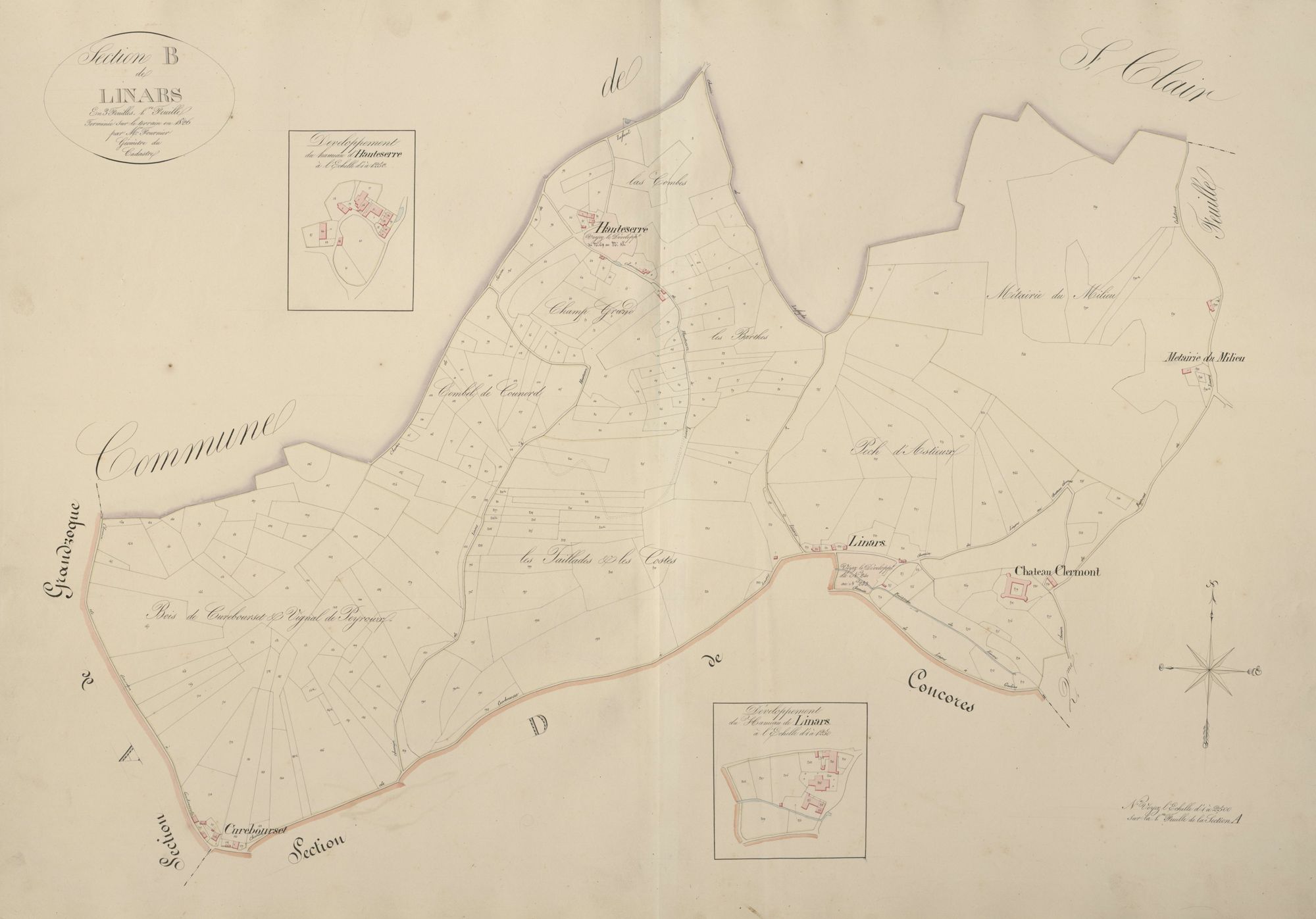 section B de Linars, 1ère feuille