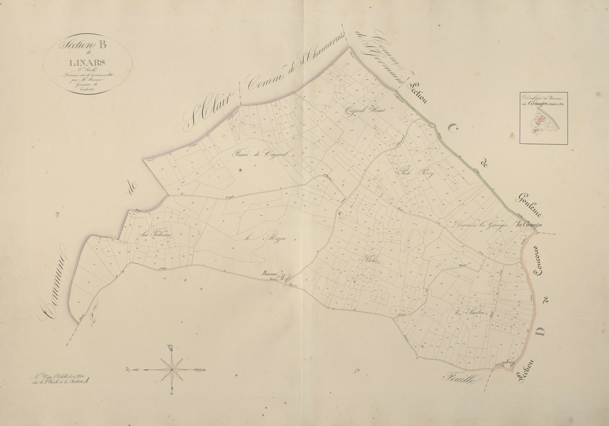 section B de Linars, 3ème feuille