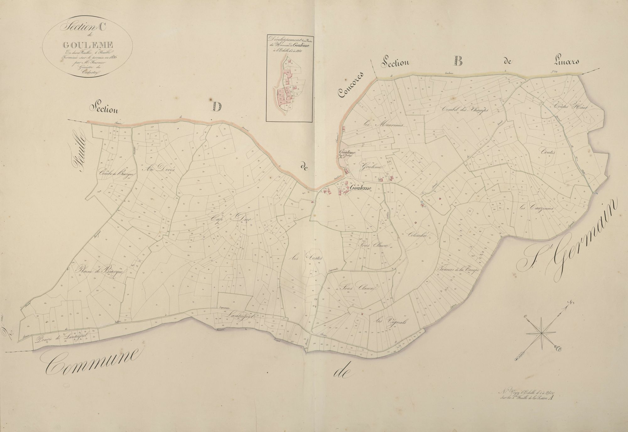 section C de Goulème, 1ère feuille