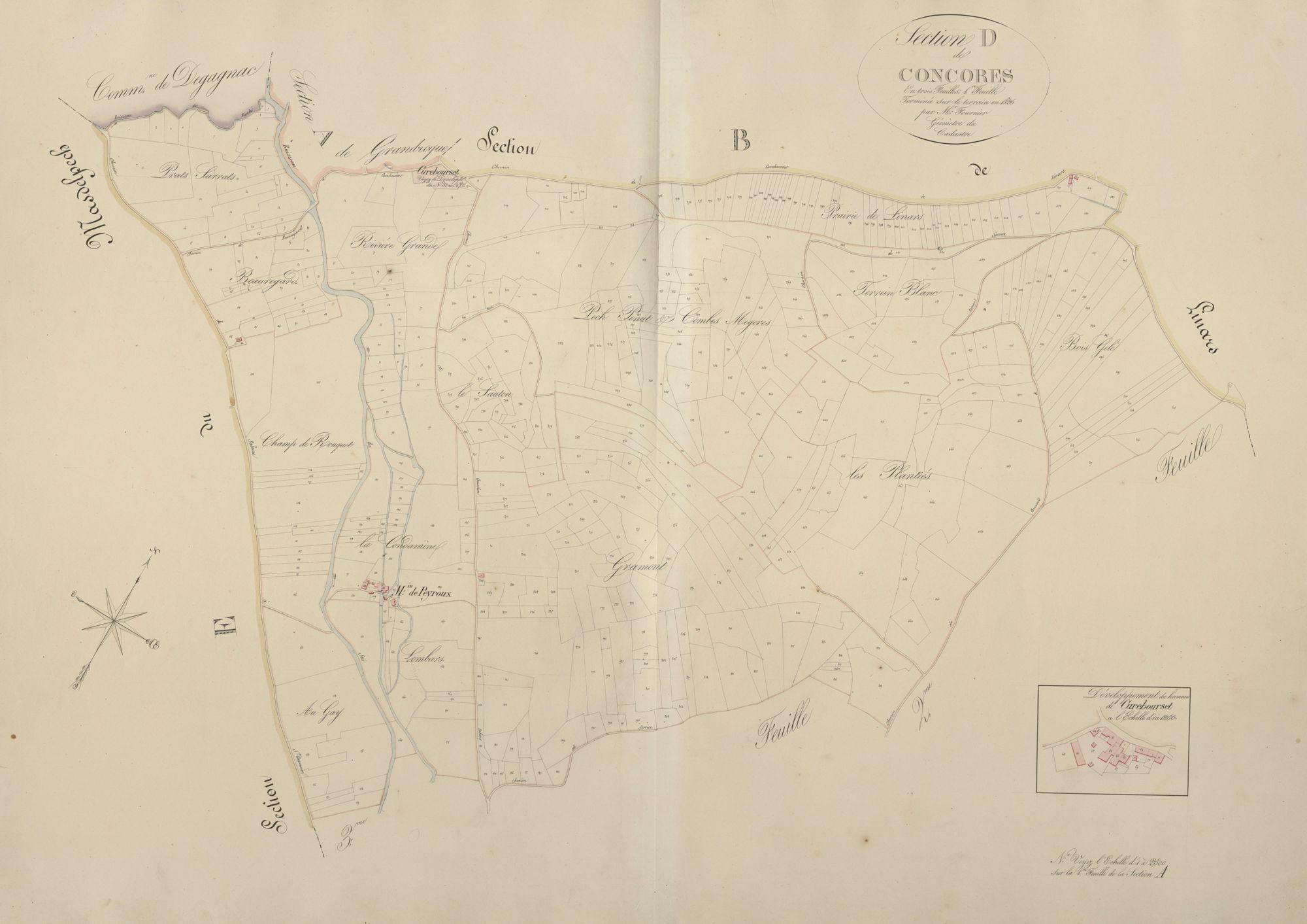 section D de Concorès, 1ère feuille