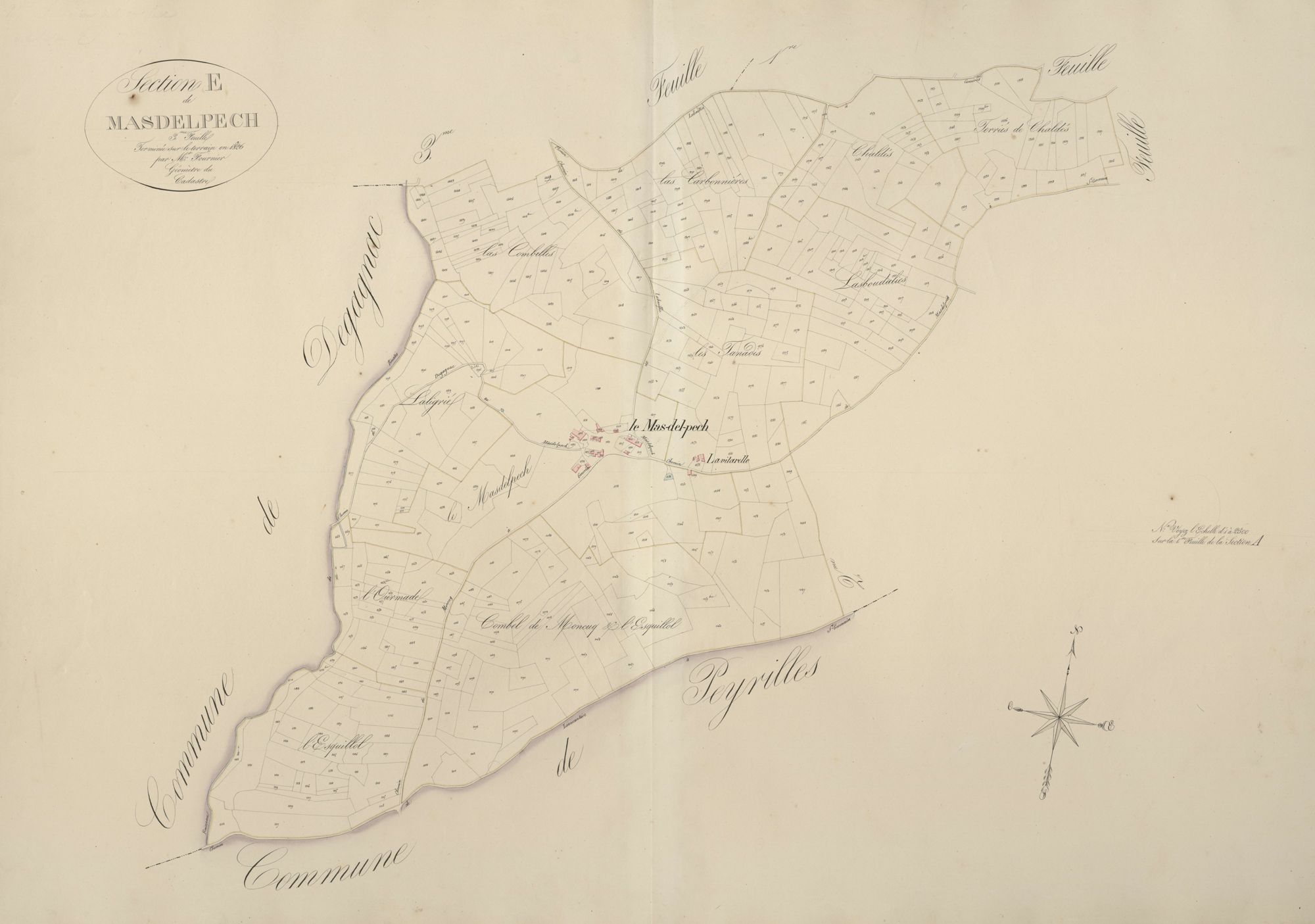 section E de Masdelpech, 3ème feuille