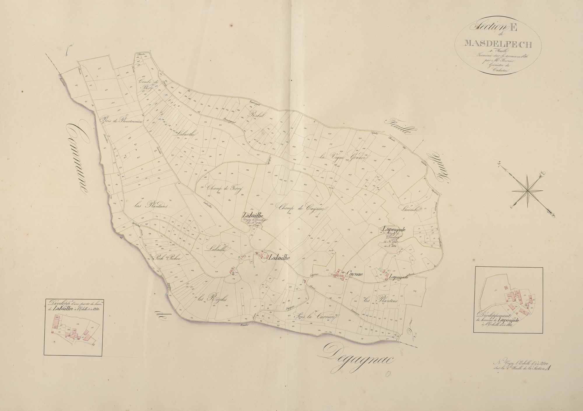 section E de Masdelpech, 4ème feuille
