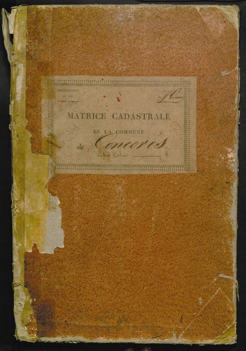 Folios 1-480. Augmentations et diminutions  (1831-1914)