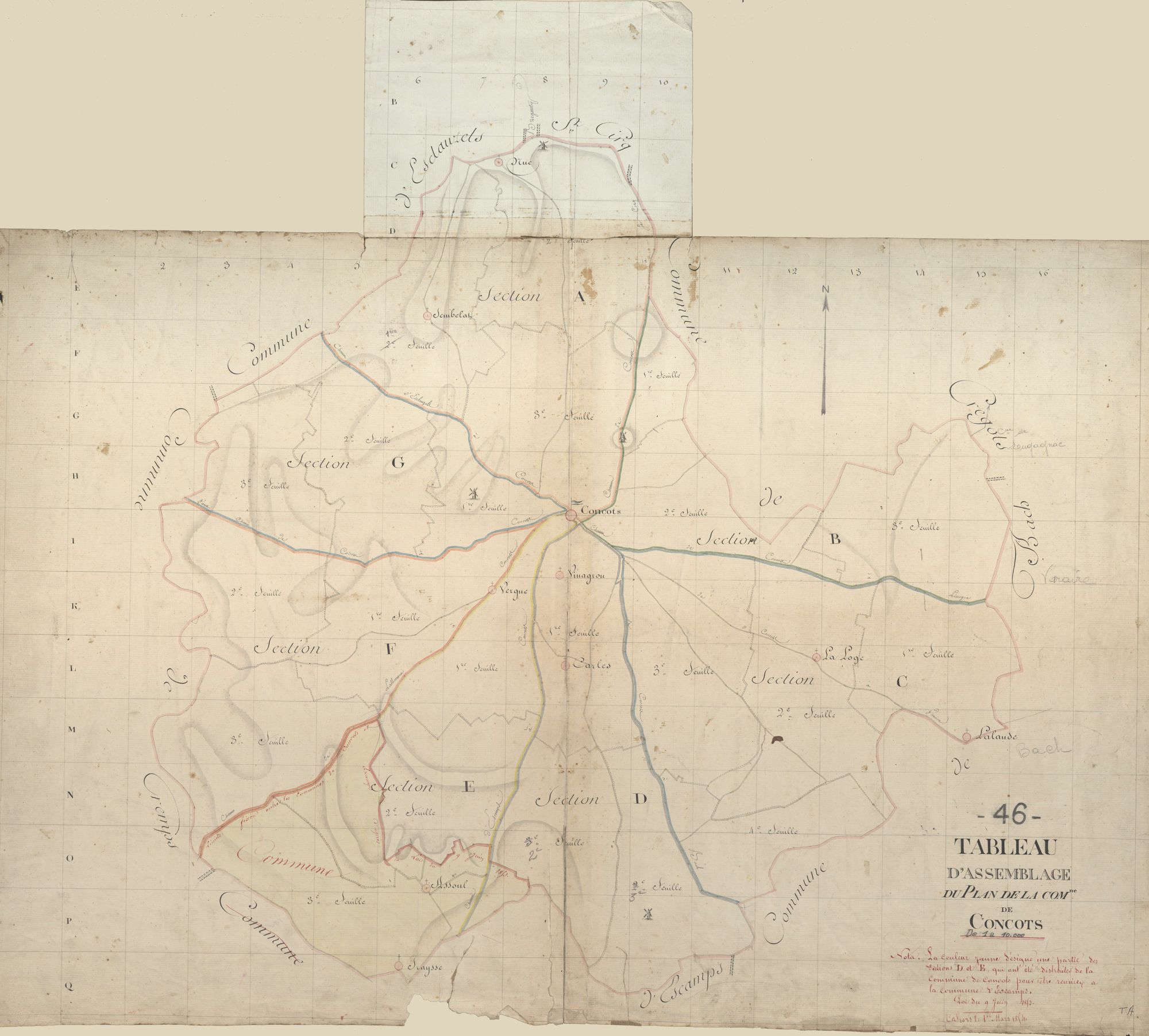 tableau d'assemblage