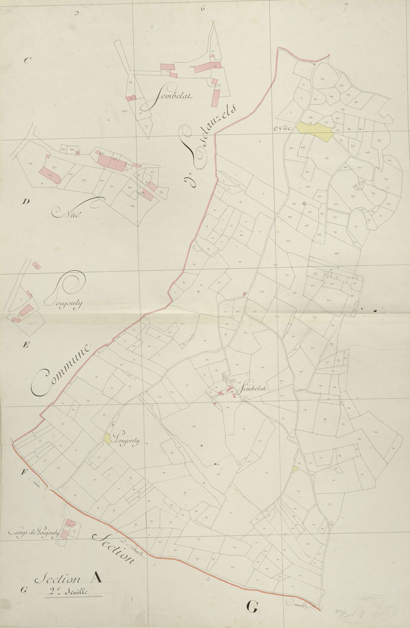 section A, 2ème feuille