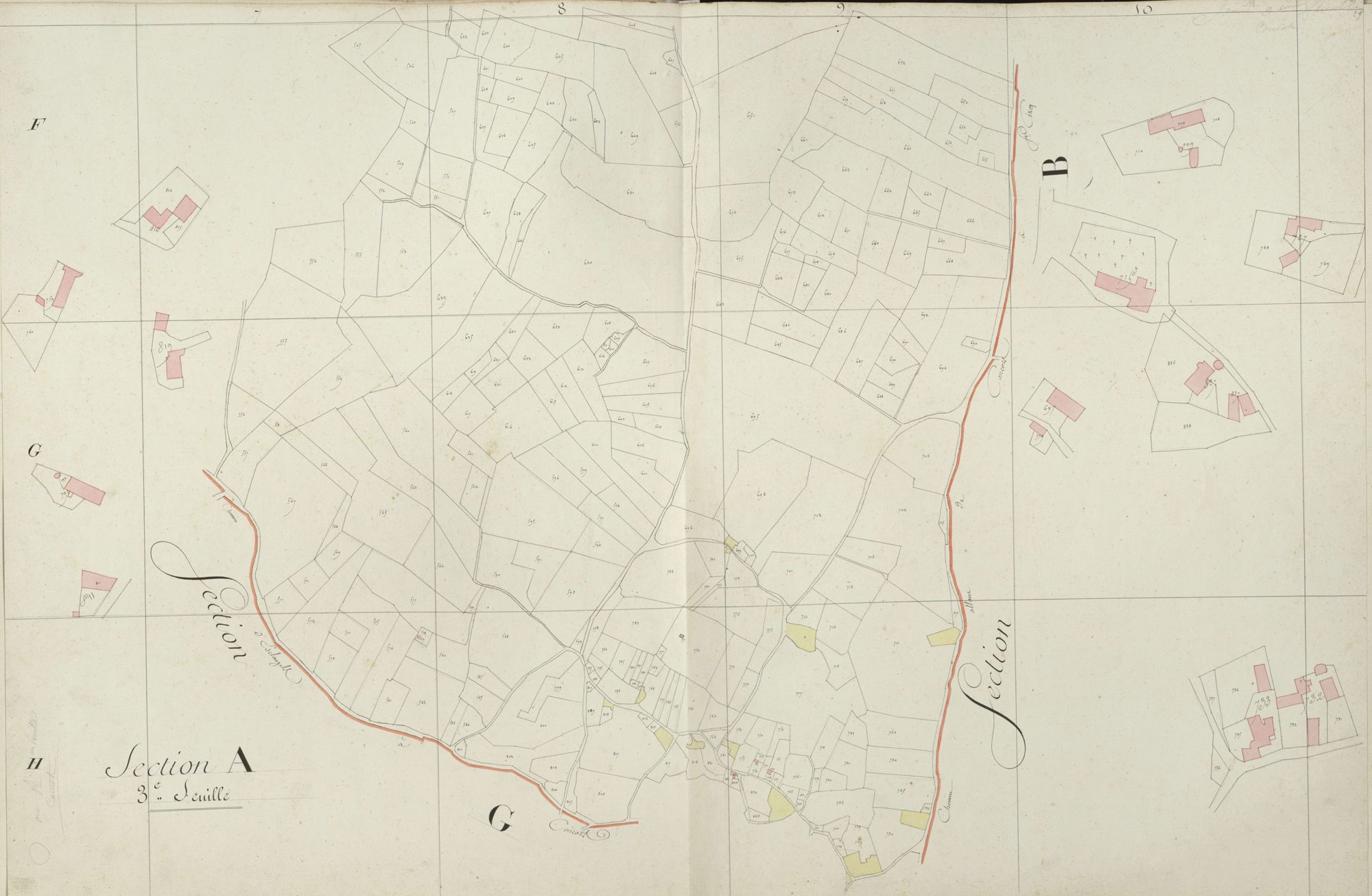 section A, 3ème feuille