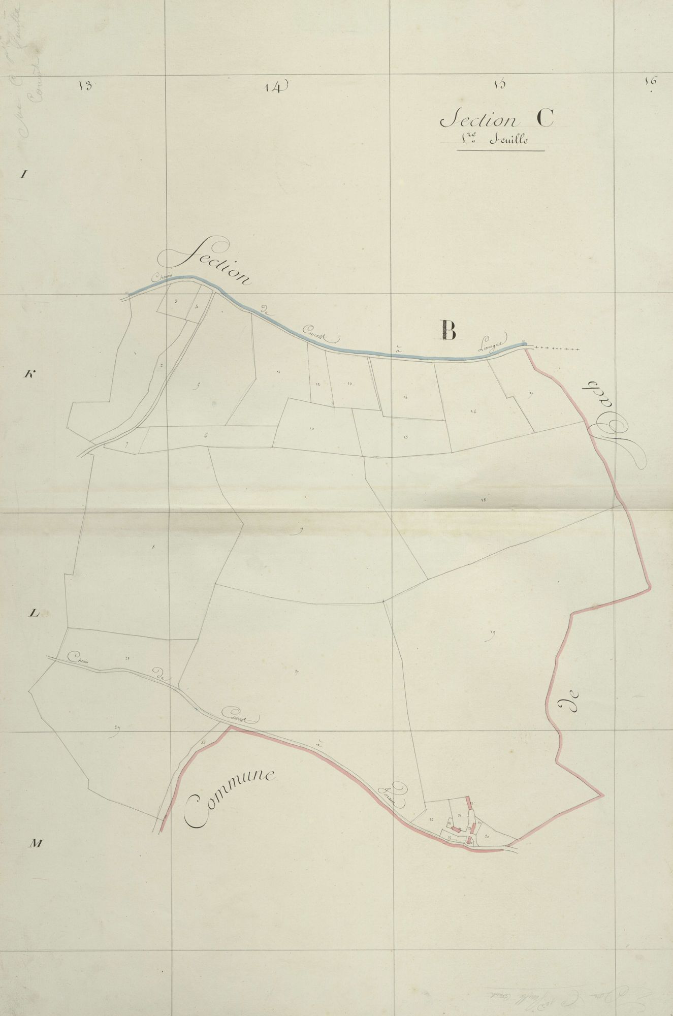 section C, 1ère feuille