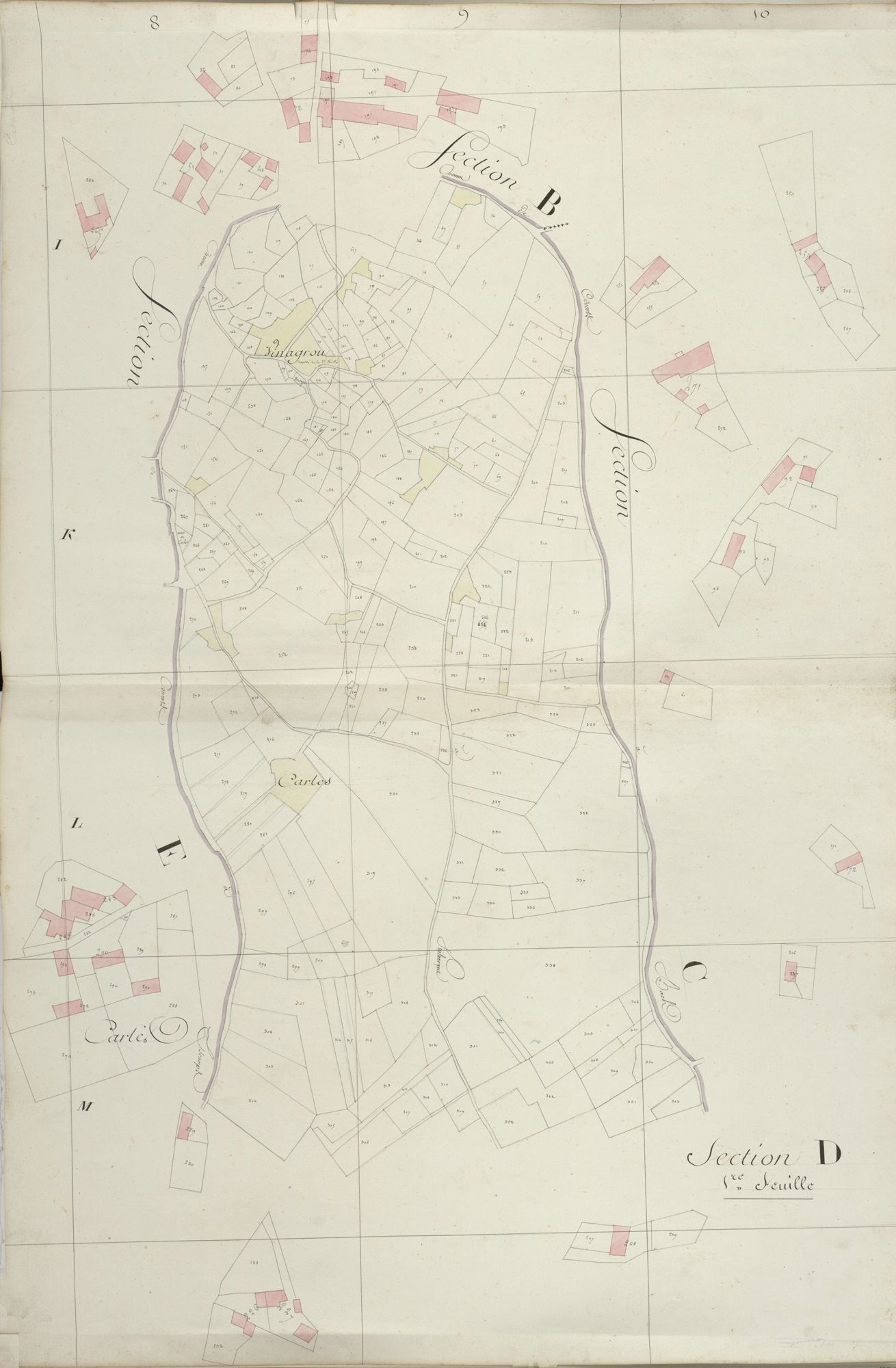 section D, 1ère feuille